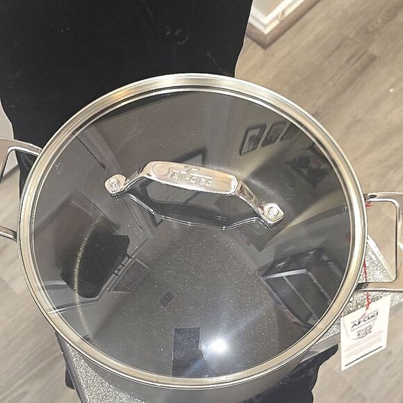 All-Clad Essentials Nonstick 7QT Stockpot w/Lid - Picture 13 of 15